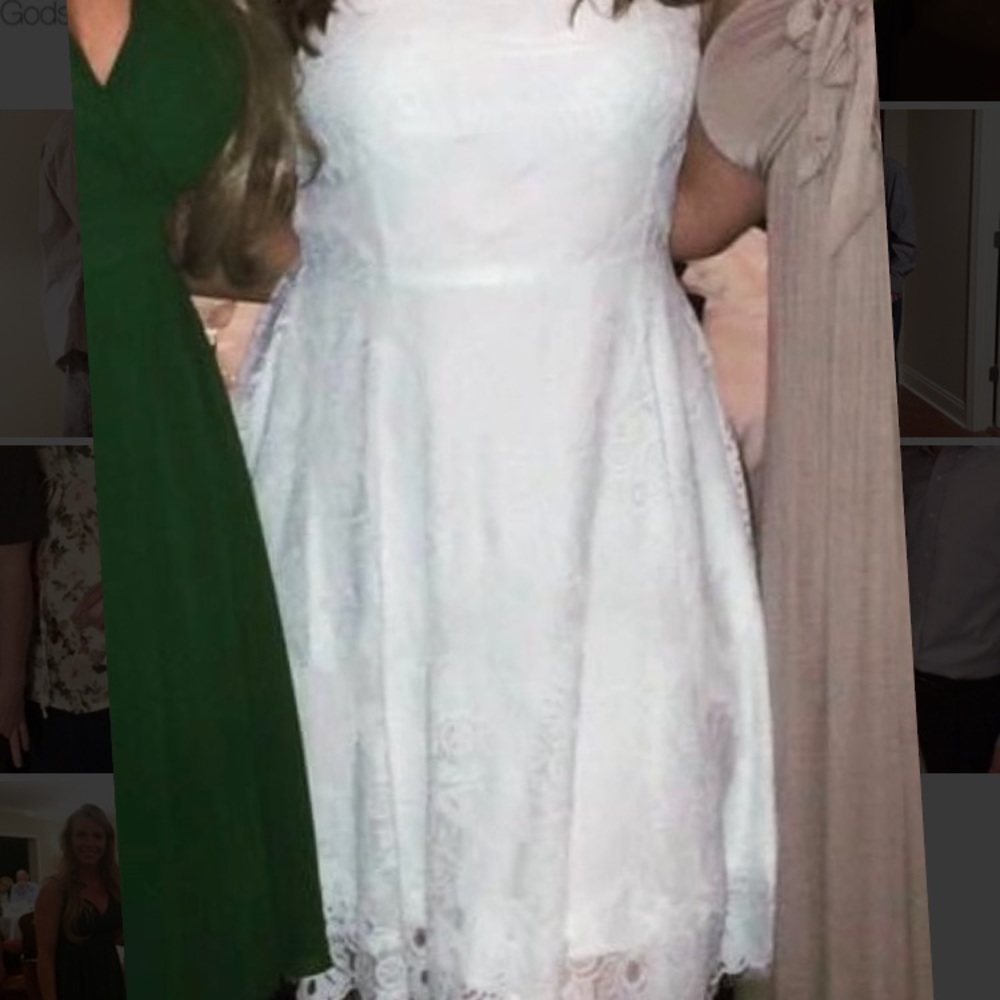 Bb Dakota white lace dress - Picture 5 of 5